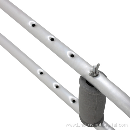 Folding lightweight stainless disabled under arm crutches